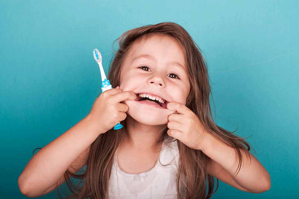 Una buena higiene dental es también vital para los niños